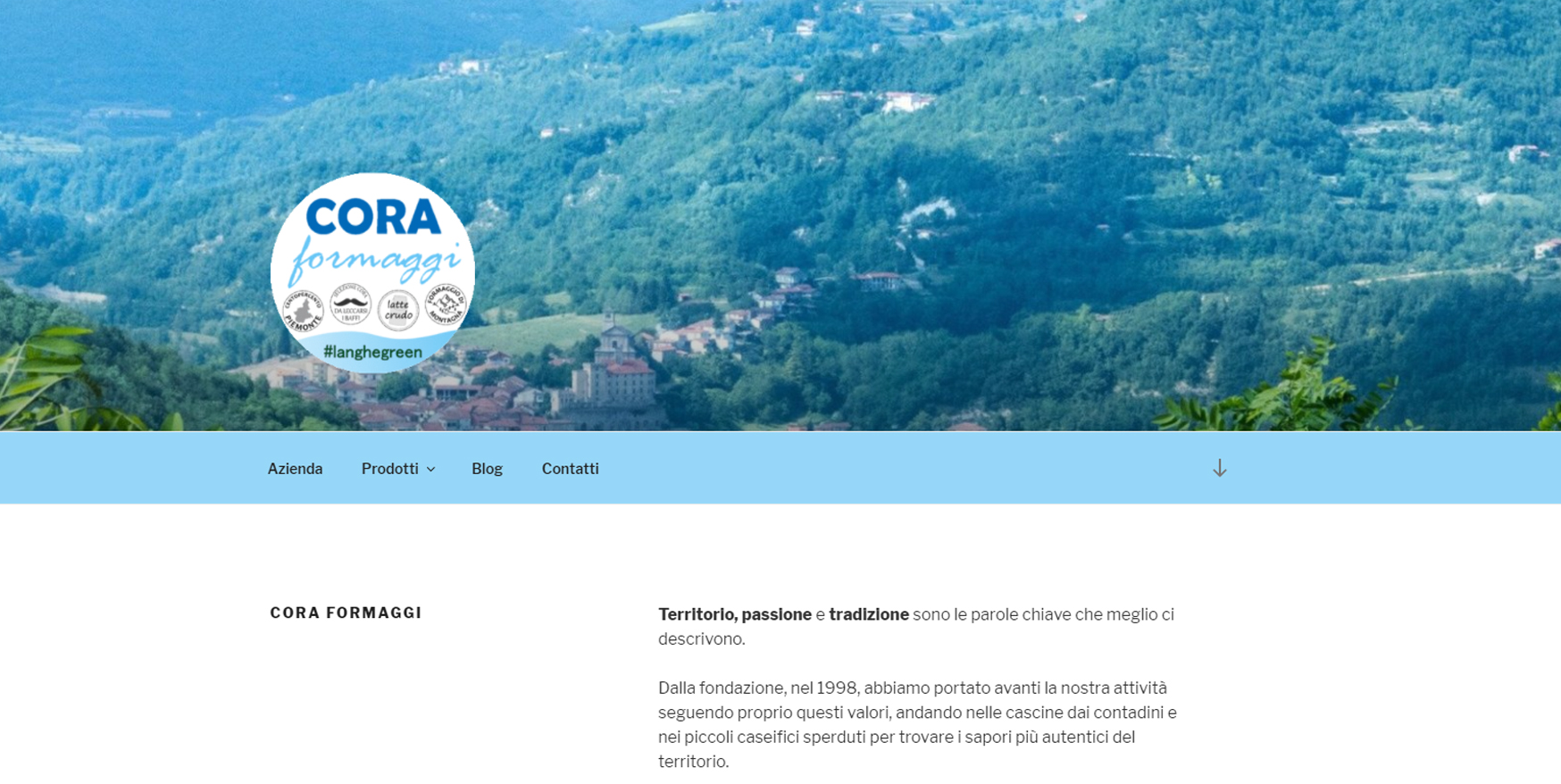 Business strategy - portfolio - coraformaggi